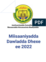 Somaliland Ministry of Finance Submits 2022 National Budget