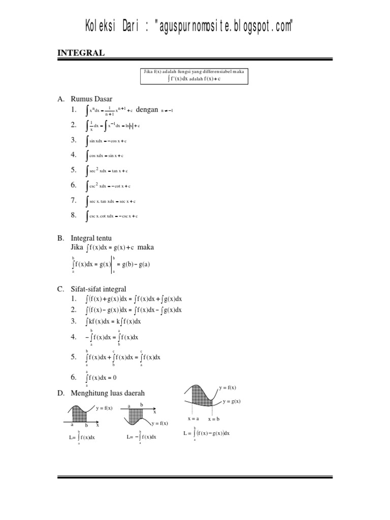 Integral | PDF | Metode & Bahan Ajar