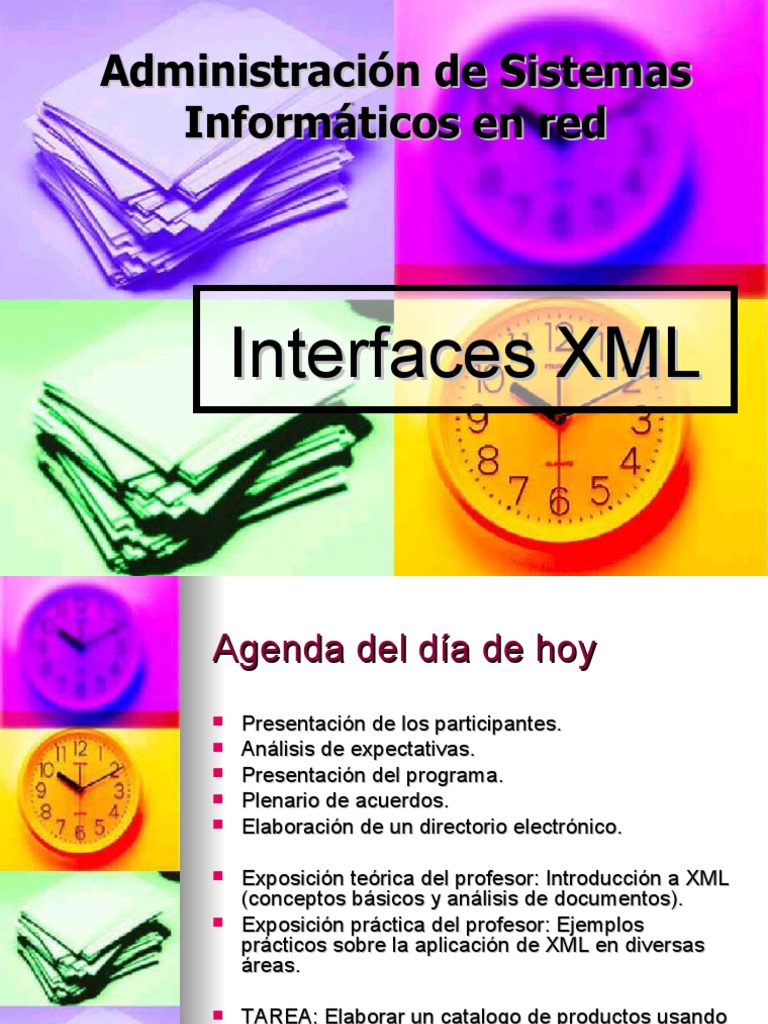 Introducción a Interfaces XML y Java | PDF | Xml | HTML