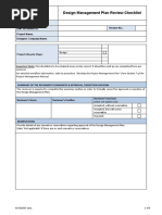 PMF-007-INT-003 - 02 Design Management Plan Review Checklist