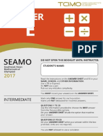 SEAMO 2017 Paper E
