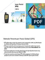 Metode Penentuan Posisi Global (GPS) - Pertemuan 4