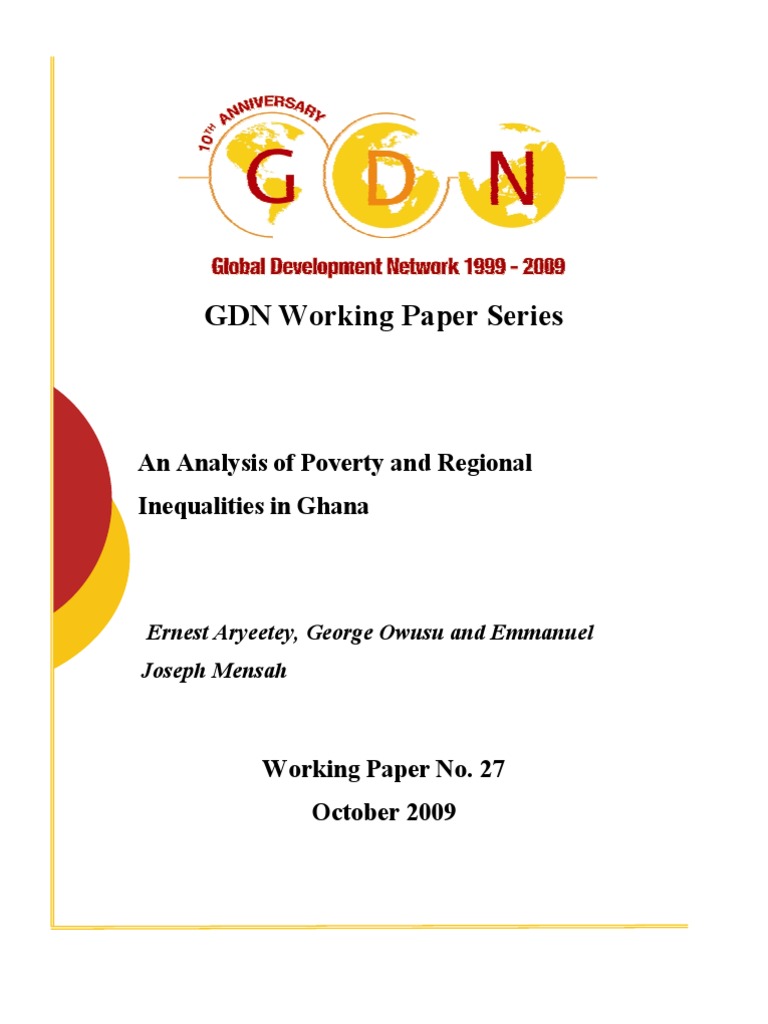 GDN Paper - Final Publication | PDF | Gini Coefficient | Economic ...