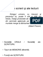 Practicile Scrierii Și Ale Lecturii (Partea 1)