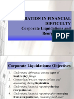 Corporation in Financial Difficulty