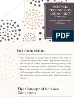 Chapter 1 (Lesson 3) - Science Education in The Philippines