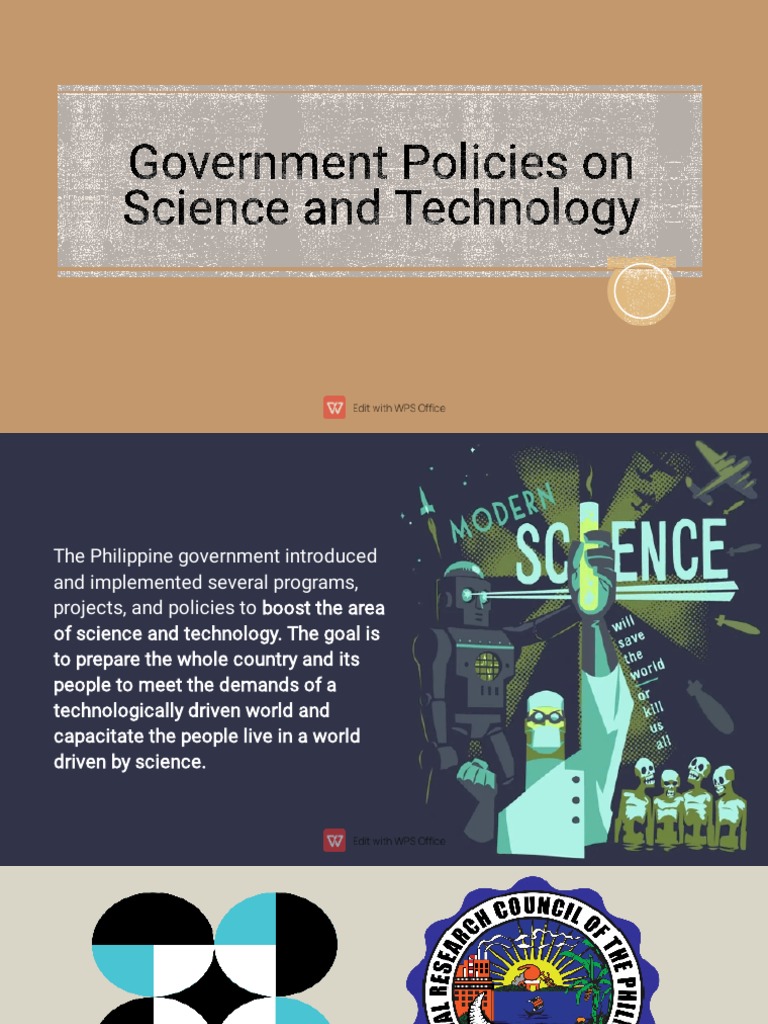 Philippine Science and Technology Policies | PDF | Science | Science ...