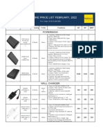 BOROFONE PRODUCT PORTFOLIO APRIL,2022