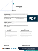 Forefront Distributor Application Paper