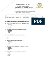 PTS PAI KELAS-1 Revisi