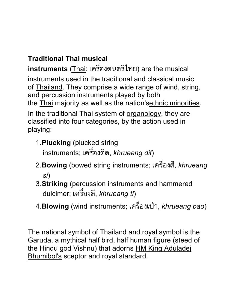 Traditional Thai Musical Instruments | PDF | Art