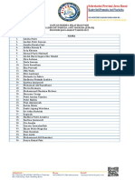 Daftar Peserta Pelatihan