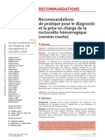 Hpg-322389-52642-Recommandations de Pratique Pour Le Diagnostic Et La Prise en Charge de La Rectocolite Hemorragique Version Courte - 284628-U