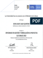 Certificado Ean Diplomado