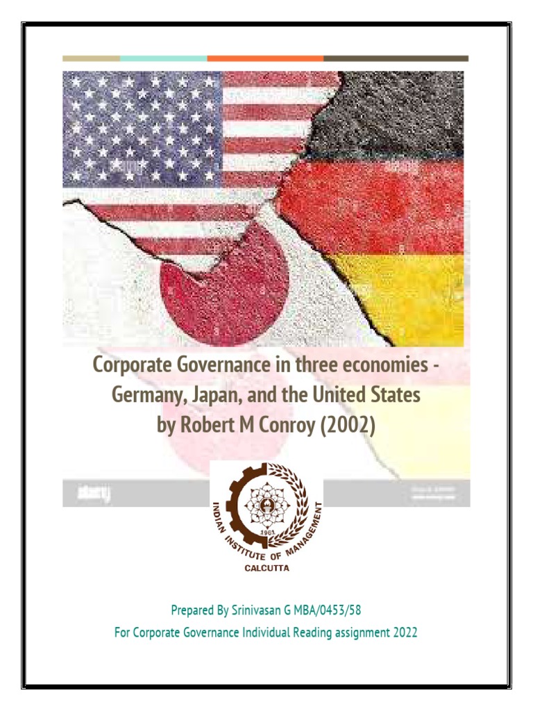 Corporate Governance: Germany, Japan, USA | PDF | Banks
