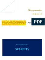 Microeconomics - 2022 - Sessions 1&2 - KD