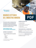 Bourse de L'industrie - Feuillet D'information - 20201111