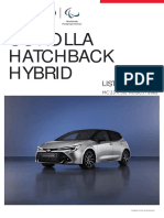 Preturi Toyota Corolla HB HYB MC23 2022 V.08-2