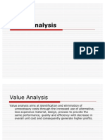 Value Analysis