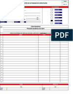 11.-Formato Registro de Actividades de Capacitación Rev 4