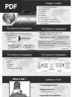 GIS - Chapter I - Introduction - Handout