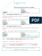 Equilibrer équations chimiques