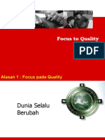Training Focus To Quality (PL2)