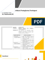 Merencanakan Koordinasi Untuk Peningkatan Partisipasi Produktivitas