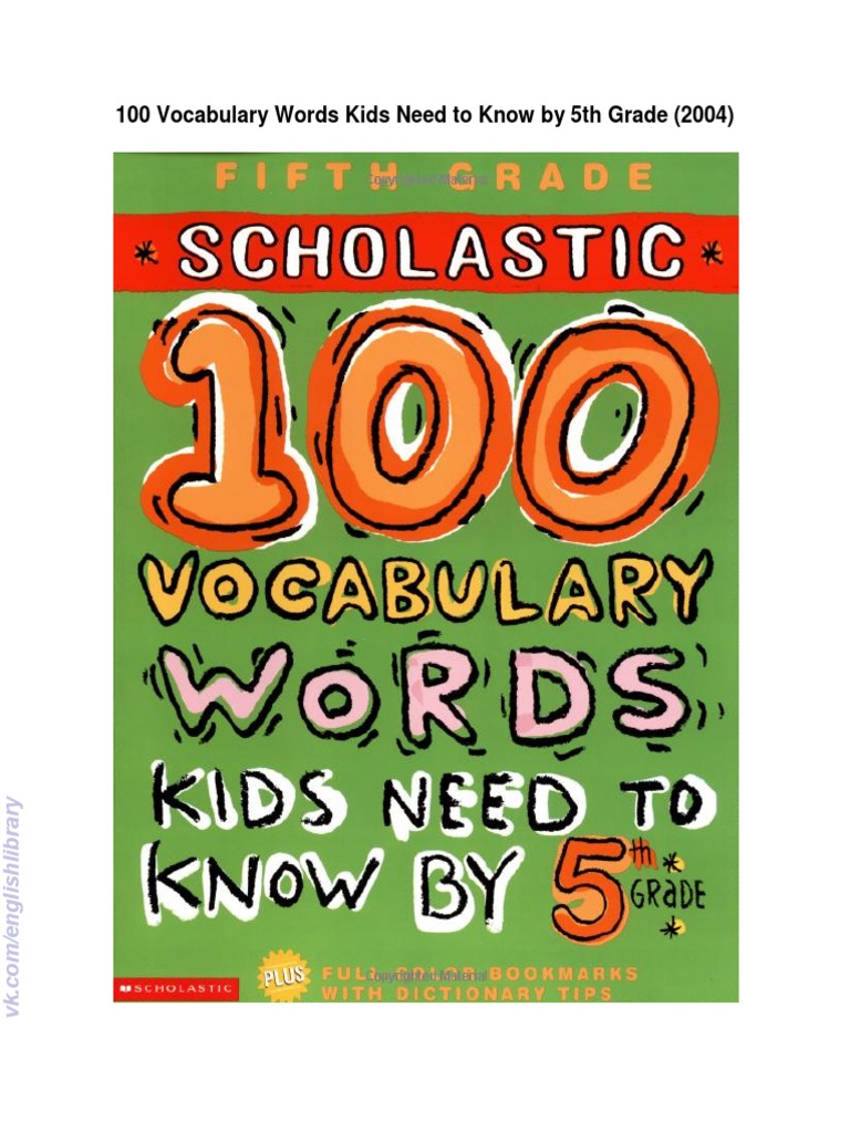 ENGLISH WORDS FOR GRADE 5 intelligence overview