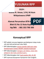 Penjelasan Tentang Menyusun RPP 2018