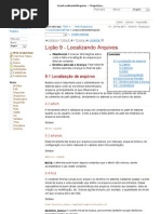 9 LicaoLocalizandoArquivos  GrupoLinux  TWiki