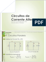 Aula 7 - Circuitos Paralelo - Circuitos CA (RL e RC) - 2 Slides Per Page