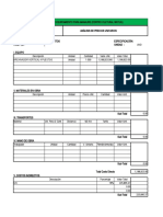 03 - Analisis de Precios Unitarios MOBILIARIO Centro Cultural Wayuu Manaure