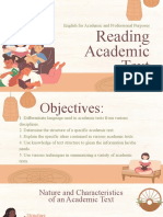 Reading Academic Text