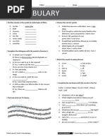 THINK L2 Unit 3 Vocabulary