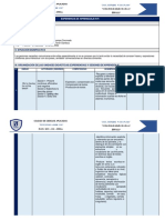 EXPERIENCIA DE APRENDIZAJE N°5 - 2° Secundaria