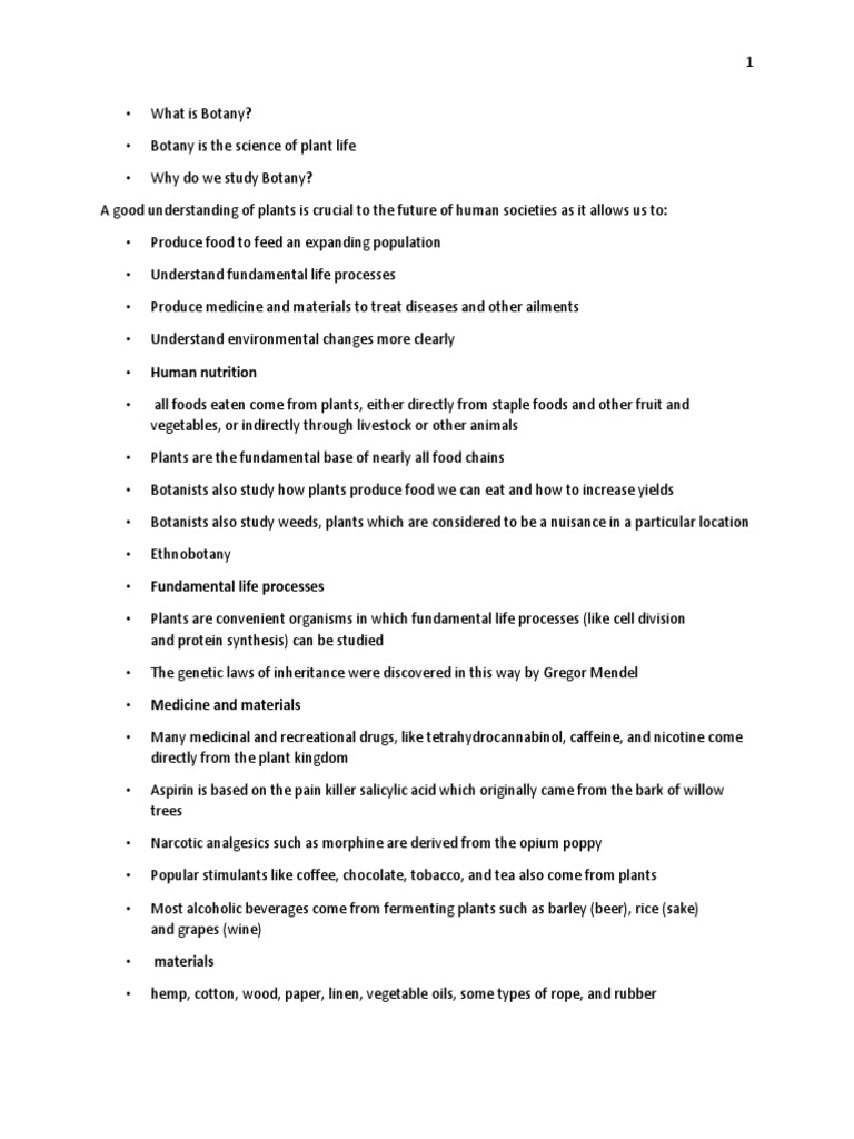 Understanding the Importance and Fundamentals of Botany An Overview of