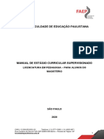 Manual de Estágio Pedagogia FAEP