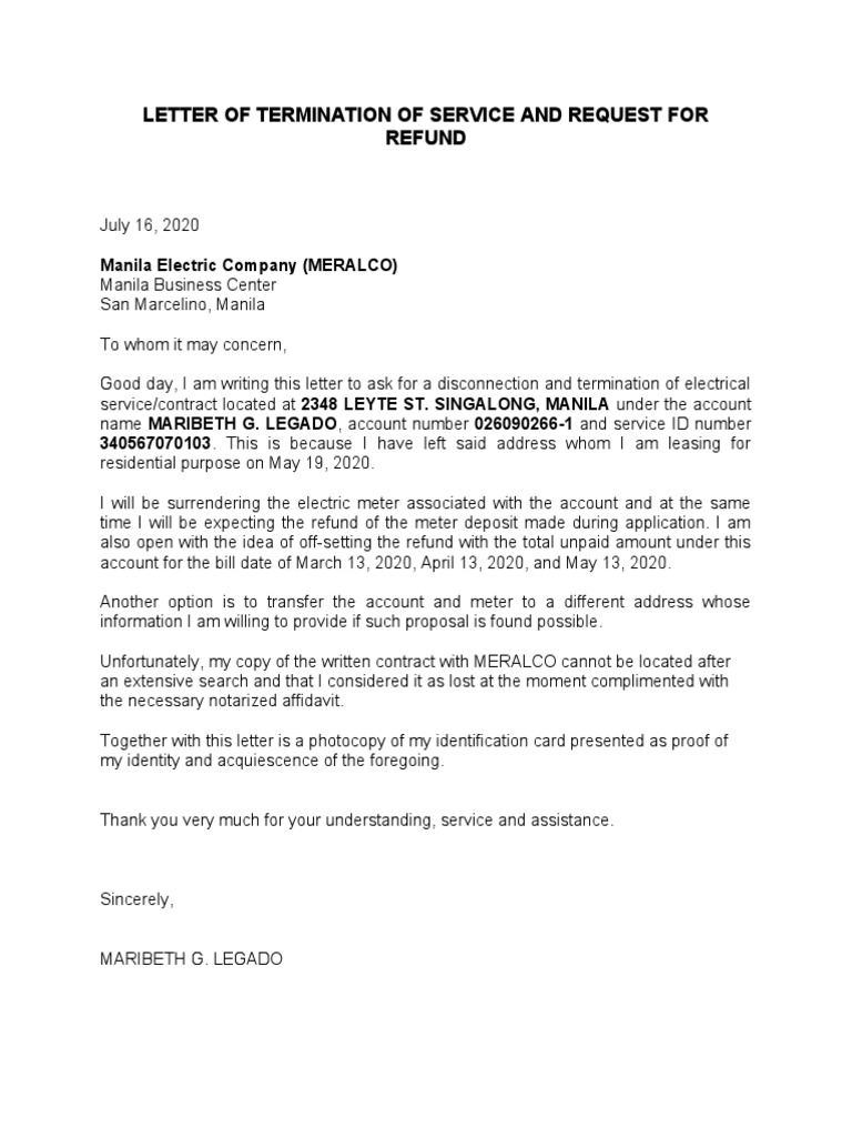 meralco-letter-of-termination-of-service-and-request-for-refund-pdf