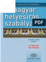 A Magyar Helyesiras Szabalyai 12.kiadas (Akademiai Kiado 2015)