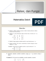 Matriks, Relasi, Dan Fungsi