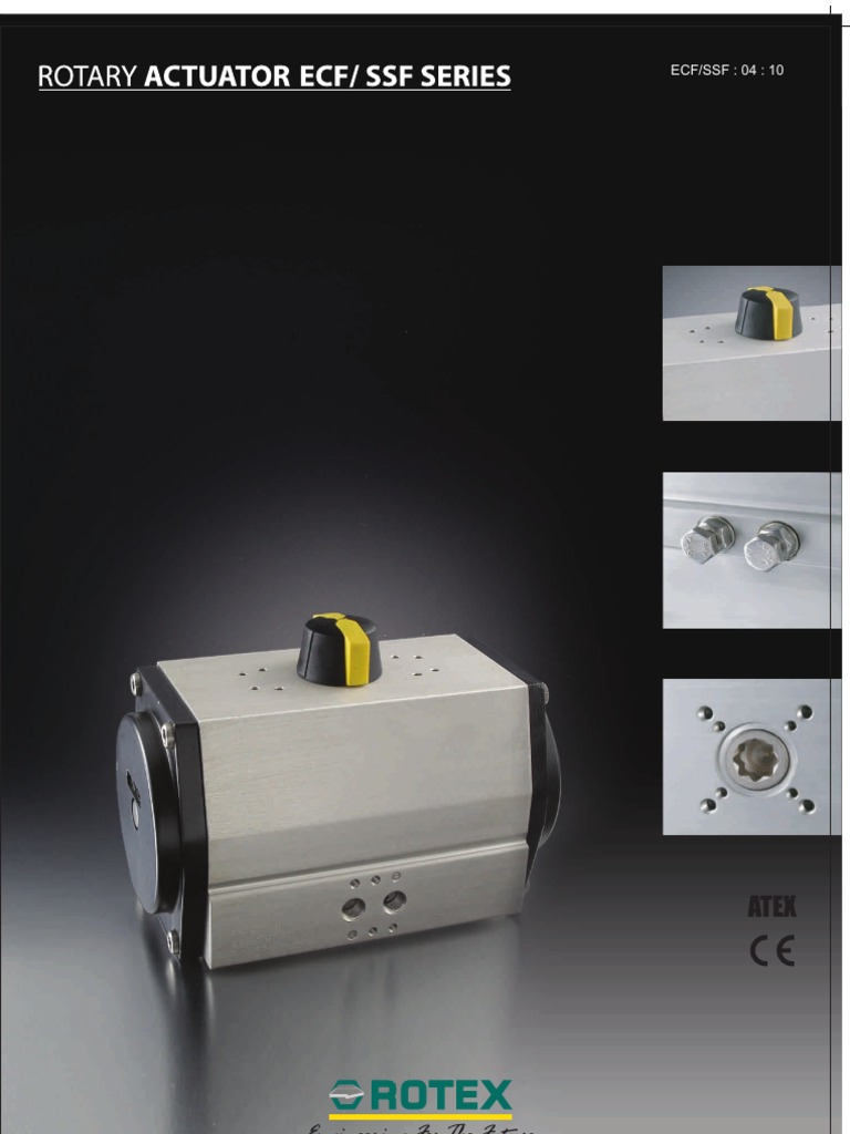 Rotex ECF Series Actuator Overview | PDF | Valve | Actuator