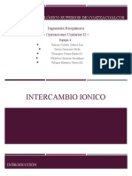 Intercambio Ionico - Operaciones Unitarias II Nuevo