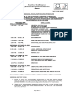 Exam Program October 2022 Ple (Med)