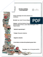 Planeación Didáctica. La Gravedad