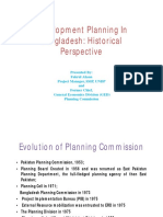 Bangladesh Development Planning: Historical Perspective and Goals