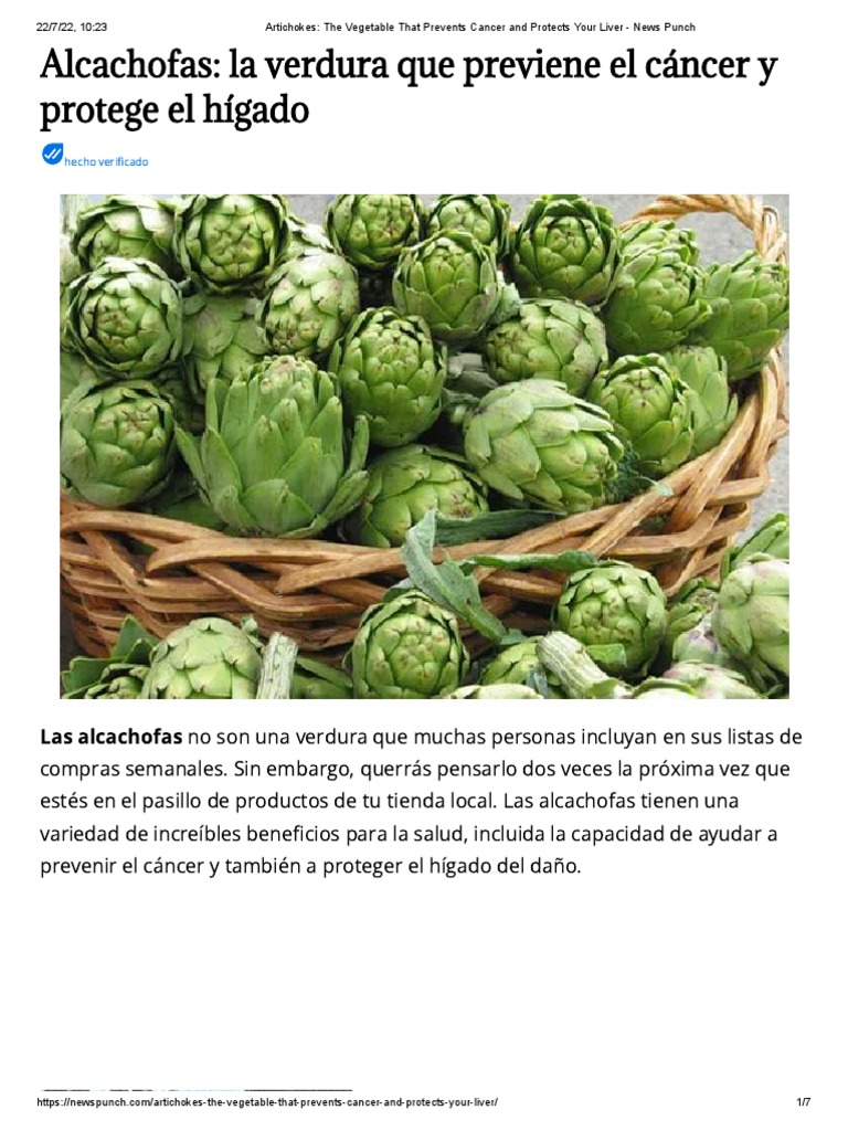 Artichokes The Vegetable That Prevents Cancer and Protects Your Liver