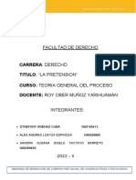 Trabajo Academico de Teoria General Del Proceso