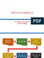 Sesión #06 - Motivo de Consulta