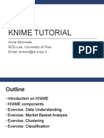 KNIME TUTORIAL: AN INTRODUCTION TO DATA ANALYSIS WORKFLOWS